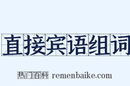 直接宾语组词是什么意思的图片